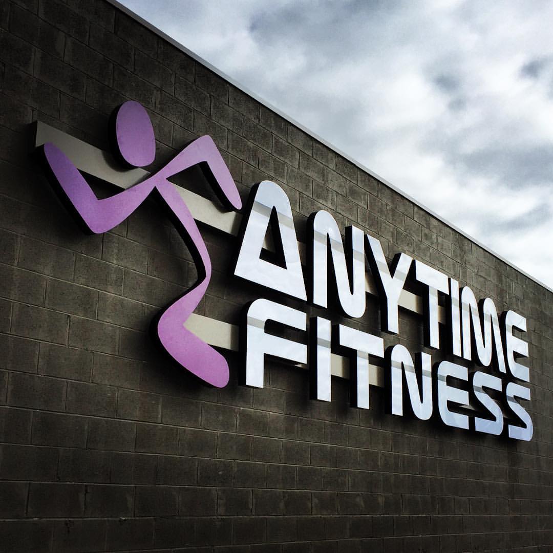Anytime Fitness signage